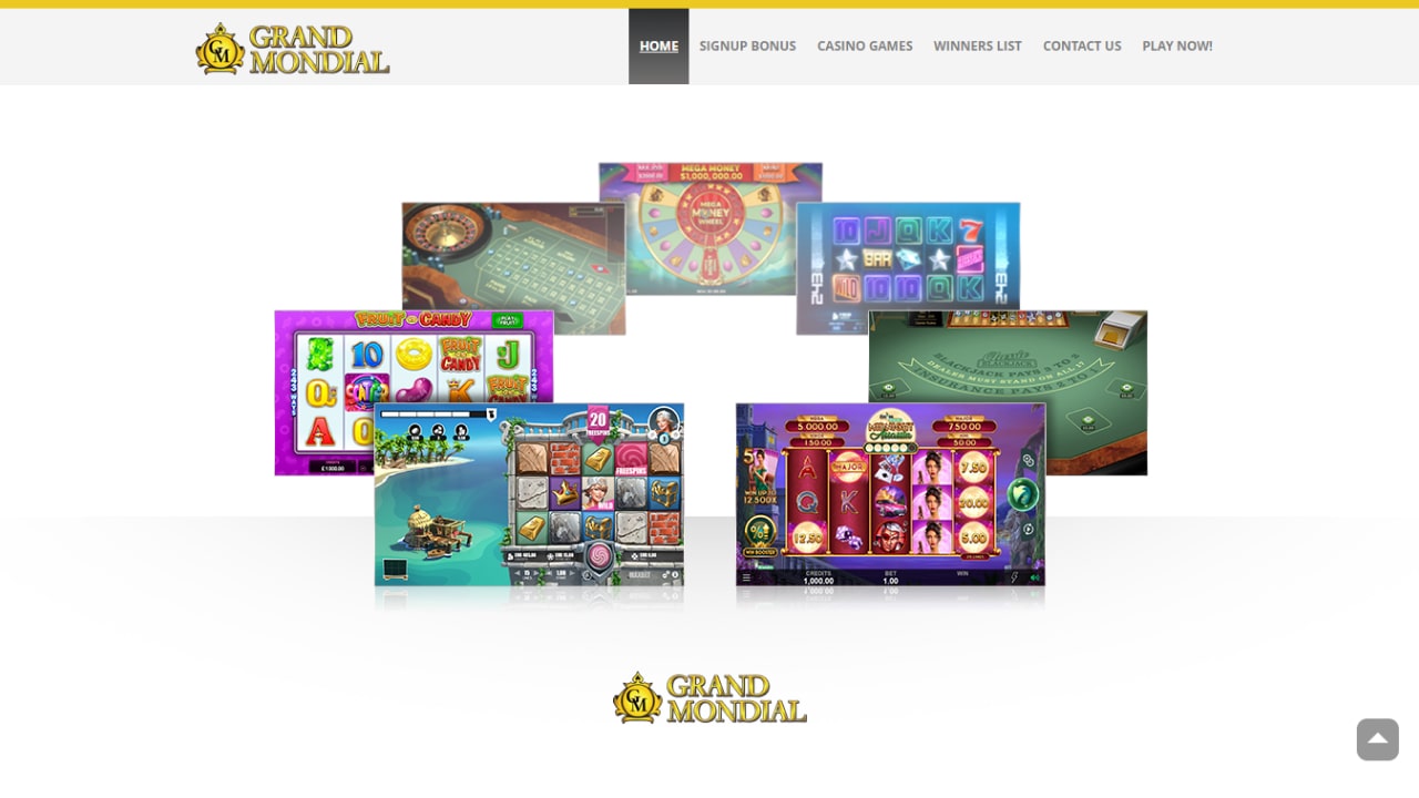 Grand mondial casino online games
