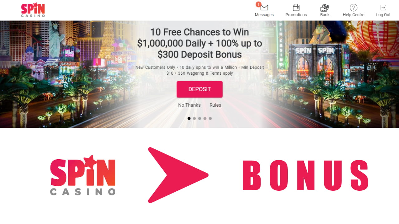 Spin casino bonuses